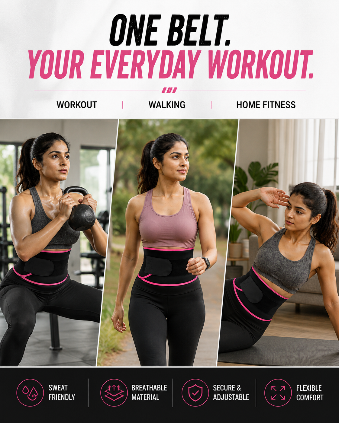 Adjustable Waist Slim Belt – Belly & Waist Support